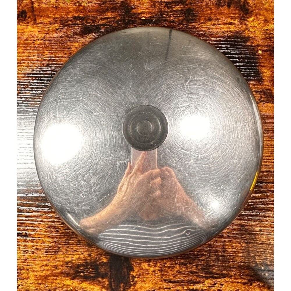Vintage Revere Ware 10" Inch LID ONLY Stainless Skillet Fry Pan Pot Replacement